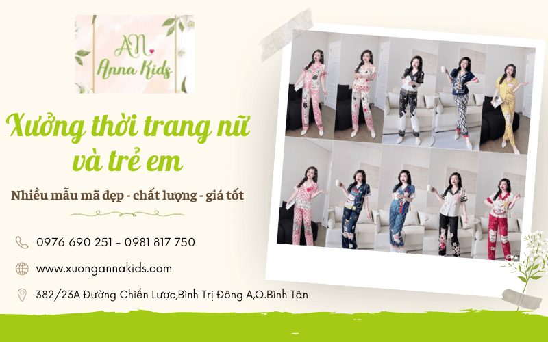 Xưởng Thời Trang Nữ & Trẻ Em