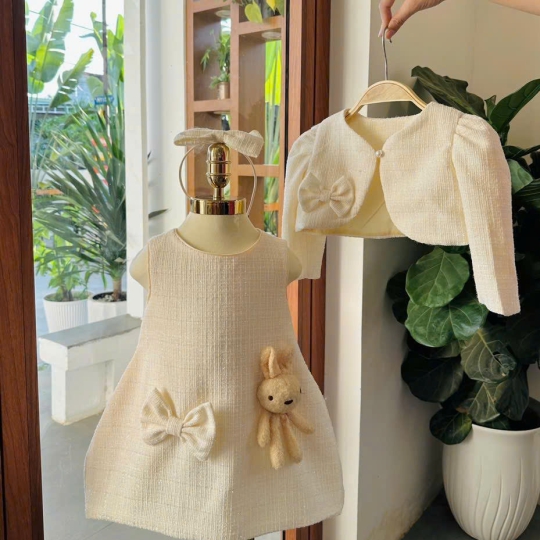 SET VÁY DẠ CAO CẤP CHO BÉ GÁI