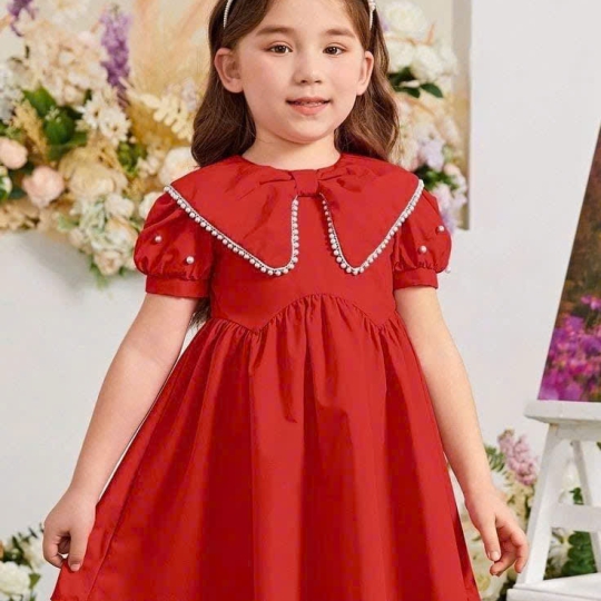 VÁY TAY PHỒNG CHO BÉ GÁI